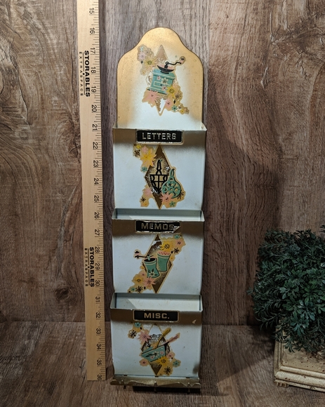 Vintage Letter Holder Metal - Picture 1 of 6